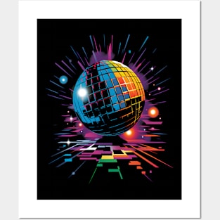Disco Ball Colors Posters and Art